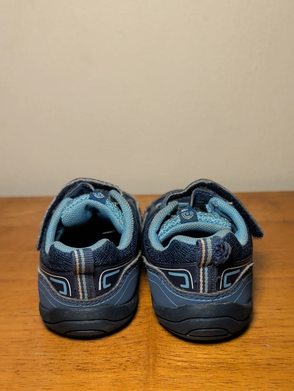Pediped Grip & Go P-Force Iceberg Sneaker Navy Blue Toddler Boys Size 6